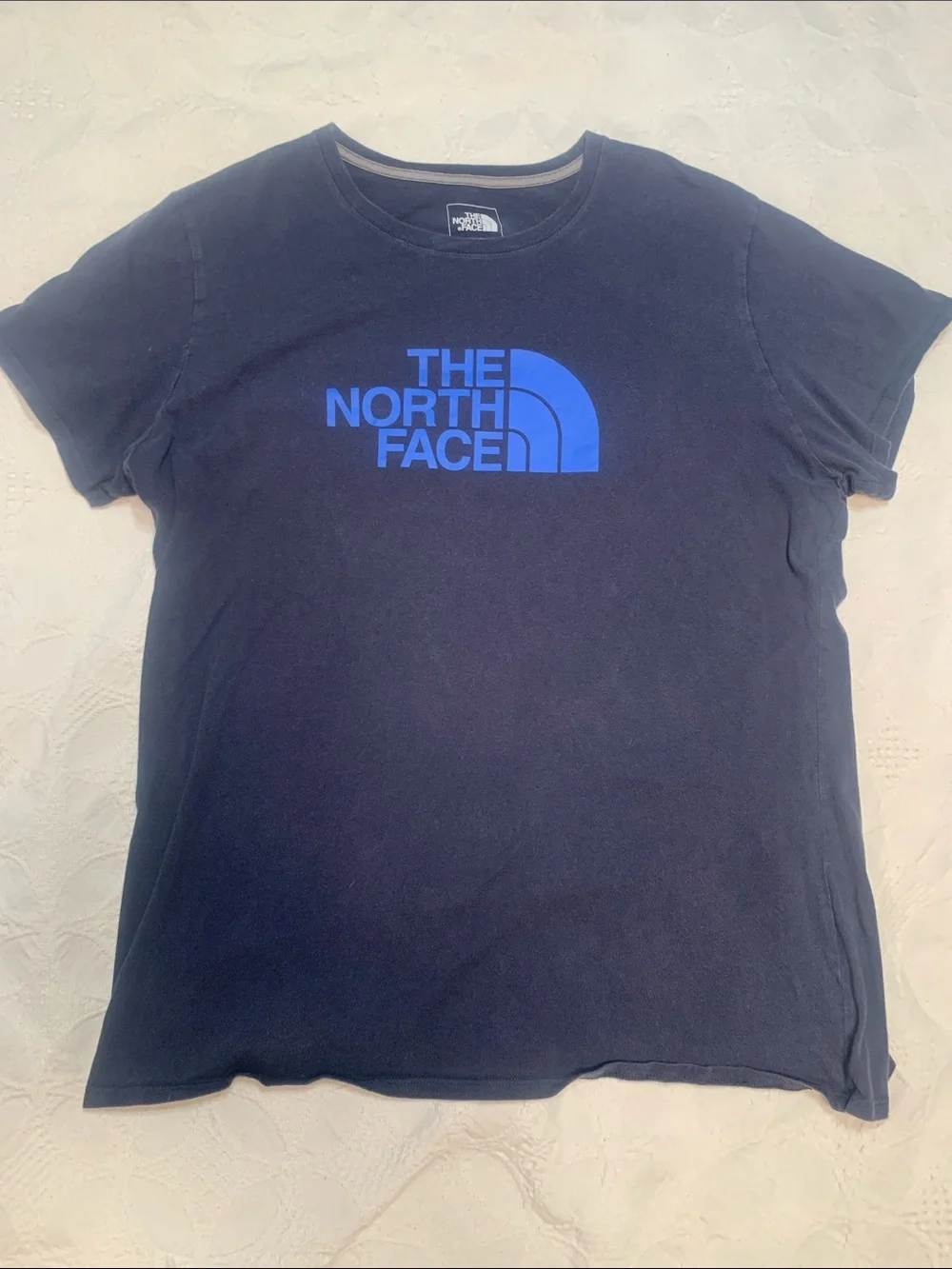 The North Face Navy Blue Logo Short Sleeve Tee